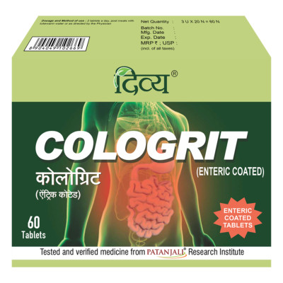 patanjali cologrit 60 pills food digestion gut health bloating relief diarrhea