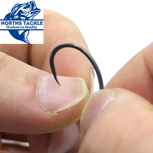 Barbless Curve Krank Shank Hooks Fishing Hooks Tackle Carp for Hair Rigs - Picture 5 of 5