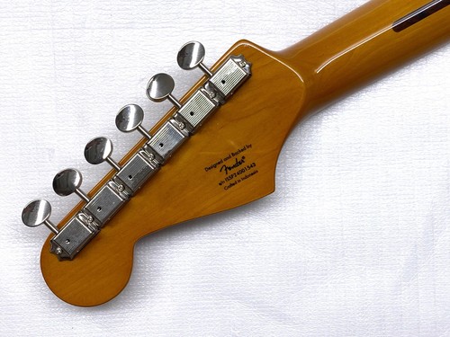 Genuine Fender Squier Strat 50s Style Vintage HEADSTOCK TINTED Classic Vibe Neck - Picture 2 of 18
