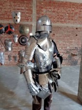 Medieval Metal Larp Roman Half Body Armor Suit Knight Full Suit