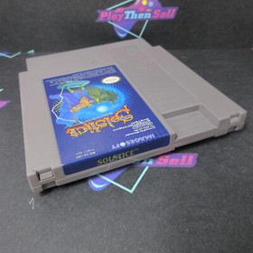 Solstice The Quest for the Staff of Demons NES +Box/Poster AD Authentic / Test..