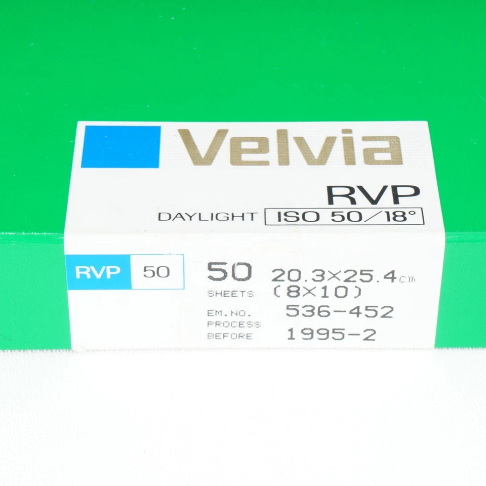 :Fujifilm Velvia 50 8x10 Color Reversal Large Format Film - 31 Sheets (02/1995) - Image 2 of 2