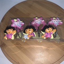 Nick JR Dora the Explorer Boots the Monkey Shower Curtain Rings Hooks Set of 12
