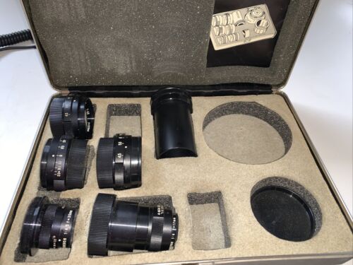 Zestaw redukcyjny Polaroid do mikroskopu obiektywu 75 mm CASE niekompletny rzadki - Zdjęcie 1 z 12