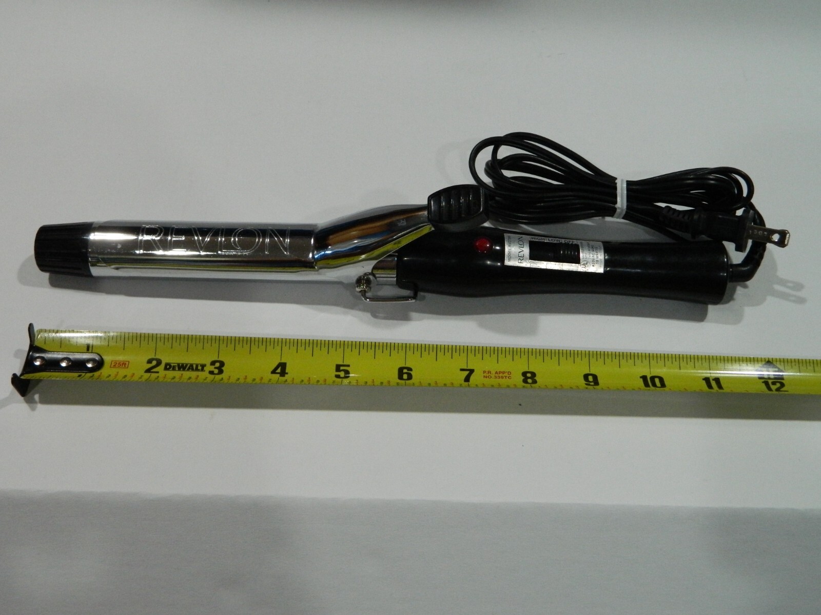 Revlon RV278B 1 Inch Black Chrome Curling Iron for Salon Styling-image