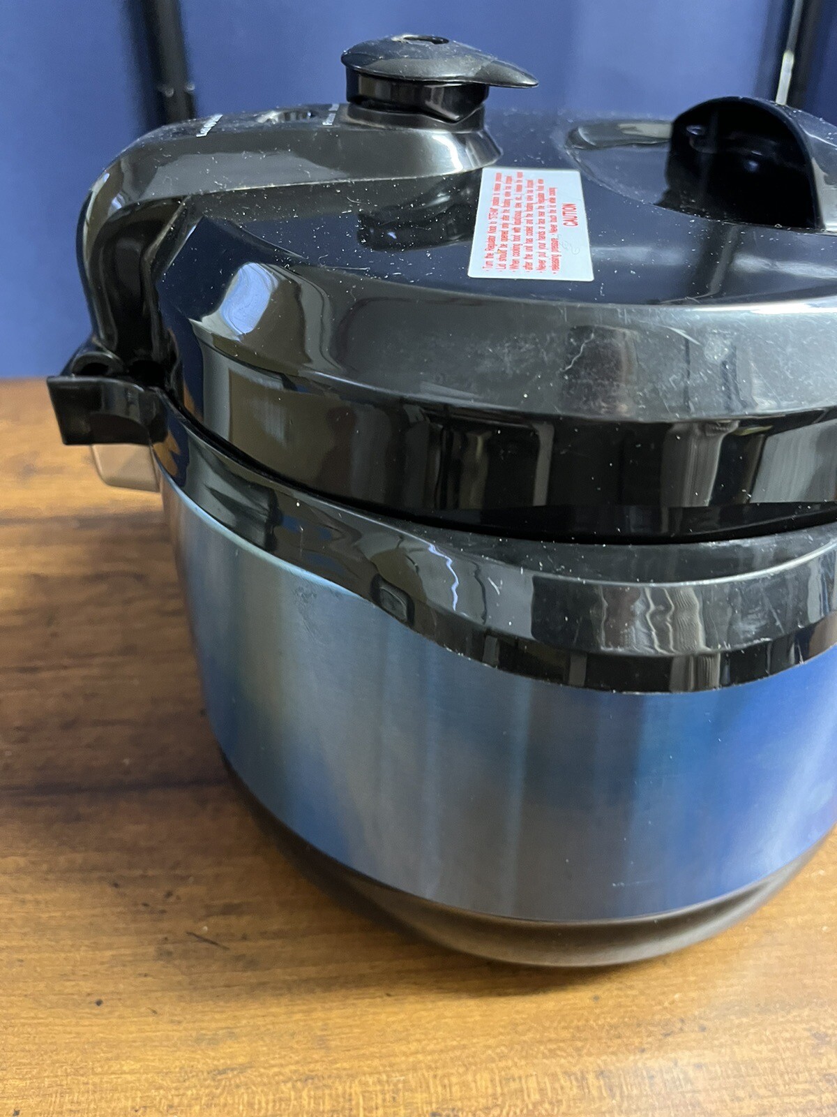 Cooks essentials 2 quart multi Function Pressure Cooker Blue/Black eBay