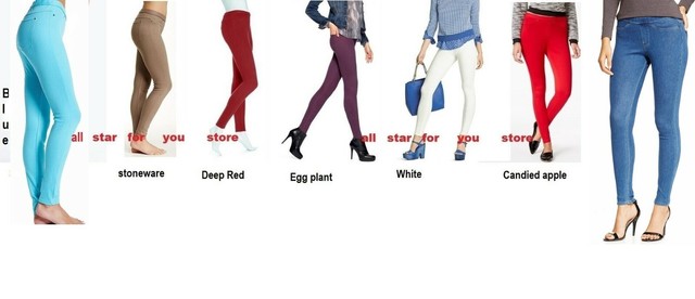 HUE Leggings Sz L Blue Curacao Original 