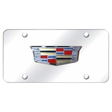Cadillac New Logo License Plate Chrome Cadillac New Logo License Plate Chrome