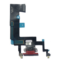 OEM Charger Charging Port Dock Flex Cable Mic Replacement for iPhone XR Red