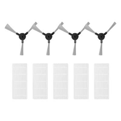 Filter Side Brush-Set ForVileda VR 102 / VR 201 / VR 303 Robotic Vacuum Cleaner
