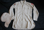 Vietnam War US Army 1st Infantry Division Uniform Officer's Shirt cap ZAMORA Vtg — photo 1