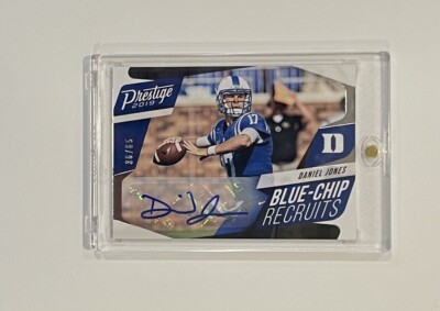 2019 Prestige Daniel Jones Blue-Chip Recruits Xtra Points RC Auto 36/65 Colts
