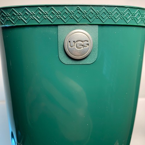 Stivali da pioggia impermeabili UGG Shaye donna taglia 6 verde PINO 1012350 - Foto 6 di 12
