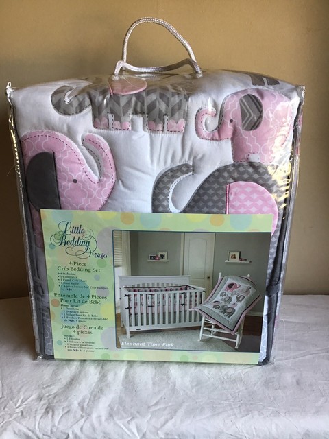 nojo elephant crib bedding