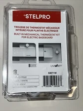 Stelpro Built-in Thermostat Kit  Single Pole 120 600 V  White SIBT1W . Free Ship