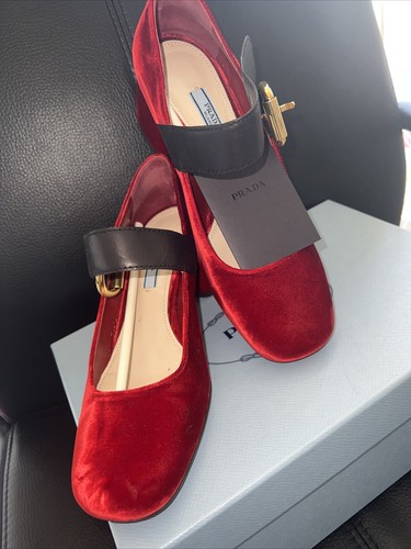 prada red shoes