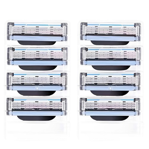 8/16/24PCS per Gillette MACH 3 Lame Rasoio Lame Acciaio Inox Ricambi - Foto 12 di 17
