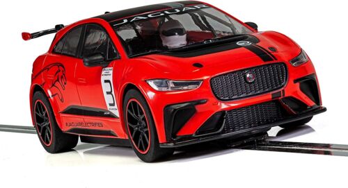 Scalextric C4042 - Jaguar I - Peace Red - 1:3 2 - Slot Auto - Bild 2 von 3