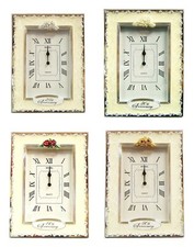 25th 30th 40th 50th Wedding Anniversary Gift Table Clock Silver Pearl Ruby Gold