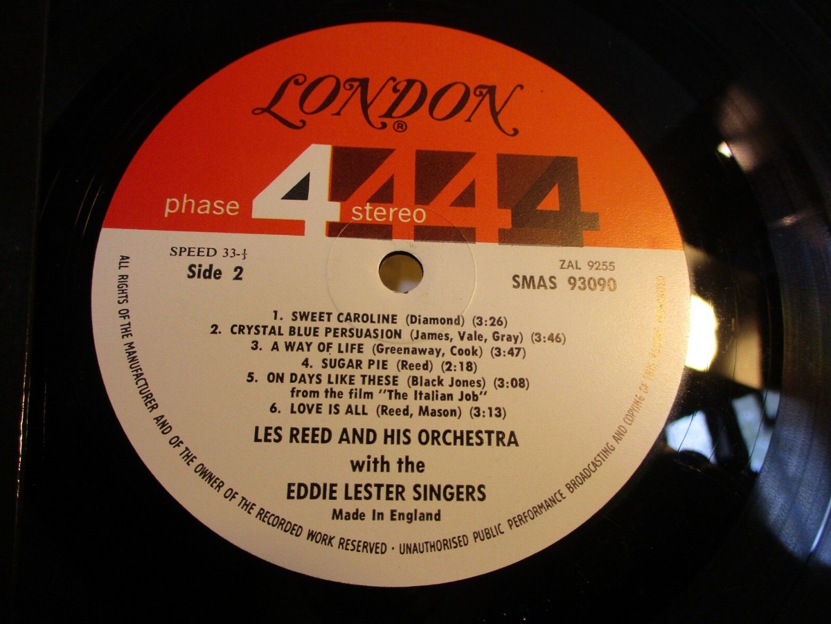 1969 LES REED Love Is All Eddie Lester Singers LP London