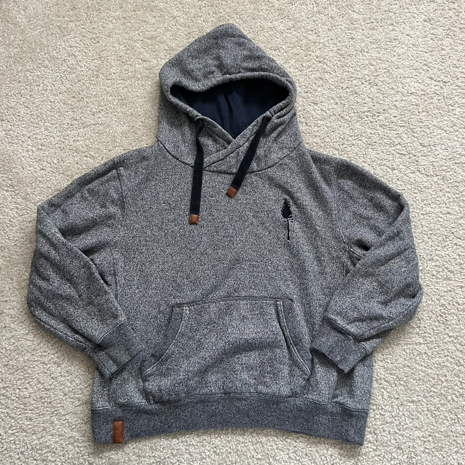 VETEMENTS Felpa con cappuccio 1876 Apparel 1876.CO Timberline Colorado unisex grande blu
