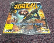 Destroy All Humans! Official Strategy Guide PS2 Xbox THQ Pandemic
