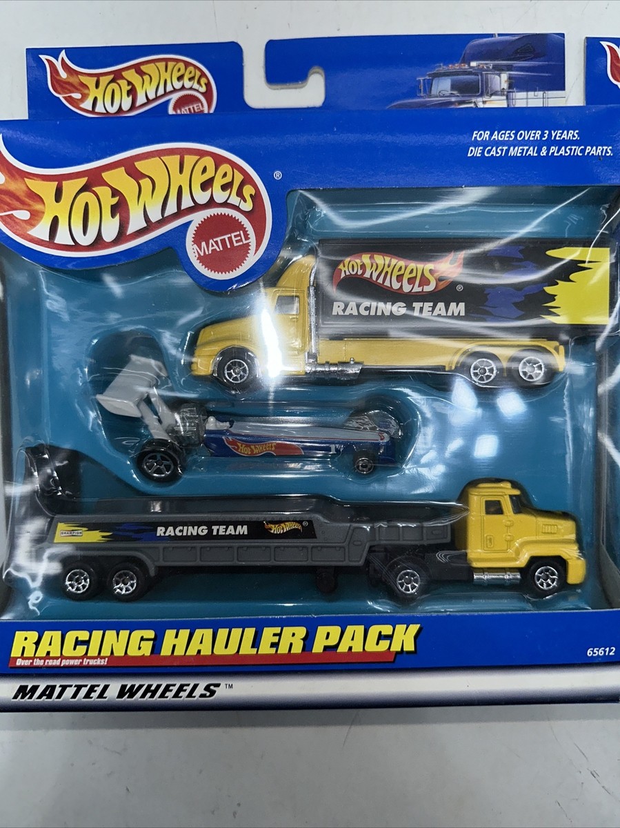 Lot 2 1998 Racing Hauler Pack 65612 3 Vehicles Hot Wheels Drag
