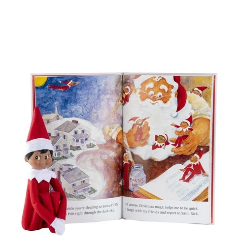 The Elf on the Shelf Boy with Brown Skin Tone and Eyes NEW - Picture 4 of 8