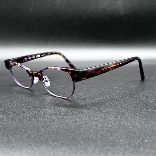 OGI Evolution 9200 1487 Eyeglasses Frame Violet Brown Mix Japan 50-18-140 Used