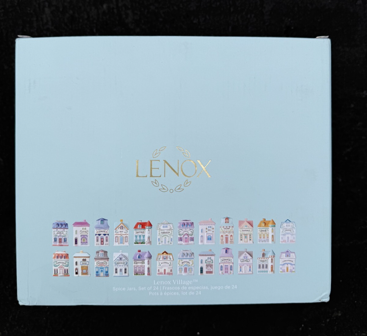 2024 Lenox Spice Village 24 Jar Full Collection Complete Set Box