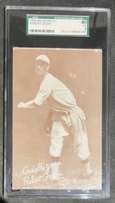 Robert Lefty Grove  1939-46 Exhibit SGC 3 Postcard Baseball HOF
