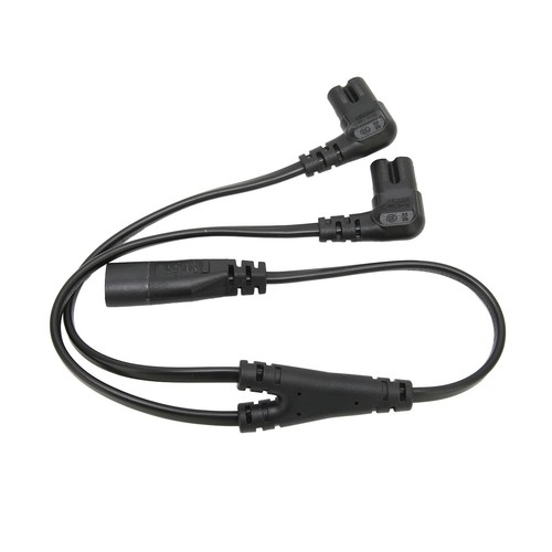 IEC 320 C8 To Dual C7 Y Split Power Cord 1500W IEC Figure 8 Male To 2 Fit - Picture 18 of 22