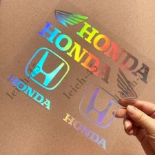 Láser Motocicleta Emblema Emblema Calcomanías Pista Pegatina Reflectante para Wing Civic