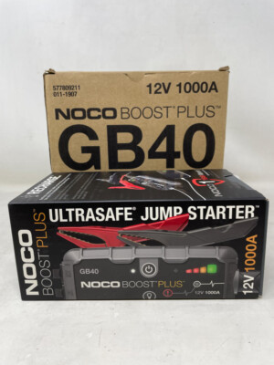 NOCO Boost Plus GB40 12V / 1000A UltraSafe Car Battery Jump Starter
