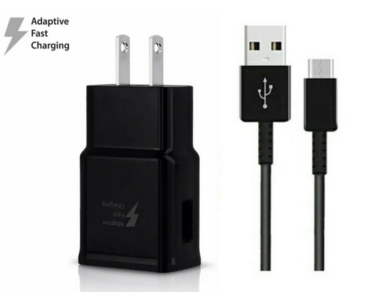 Adaptive Fast Travel Wall Charger Type-C Cable For Samsung Galaxy Xcover  Pro