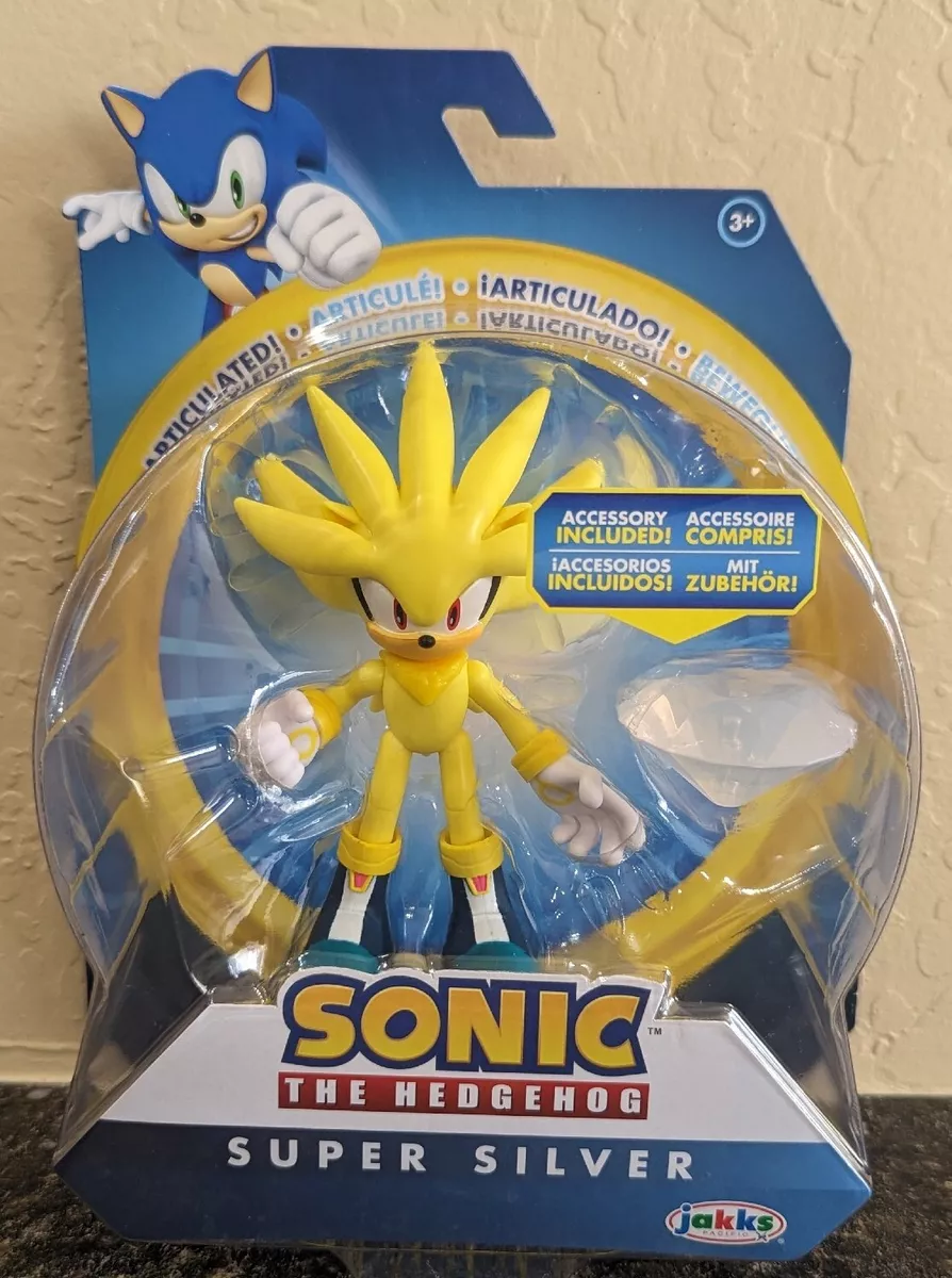 Sonic the Hedgehog - Super Sonic with Chaos Emerald 4 Action Figure