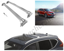 Barra transversal plateada compatible con portaequipajes Honda CR-V CRV 2017-2022 2 piezas barra de aluminio