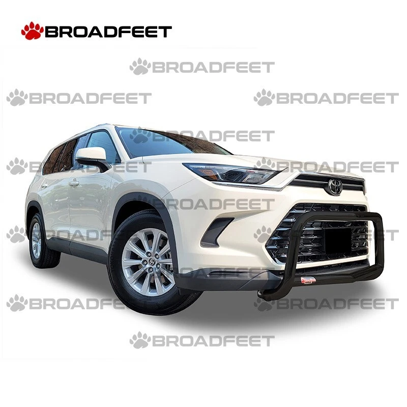 fits Toyota Grand Highlander 2024-2025 BLACK Front A-Bar Nudge Bumper Guard — 第 2/4 张图片