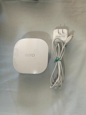 Eero Mesh J010001 AC Dual-Band Wi-Fi 5 Router White - Tested Working w/ Cables