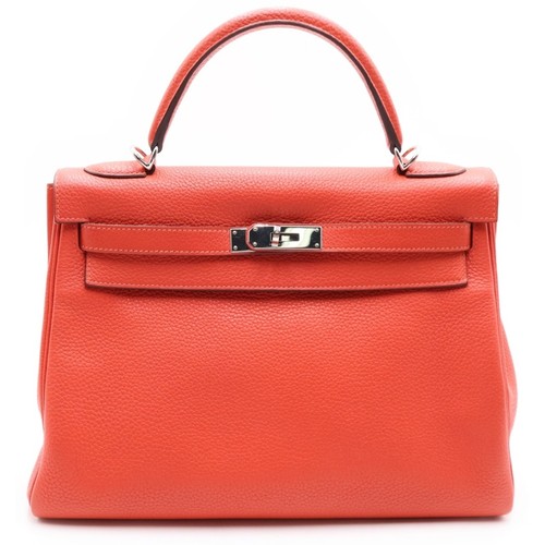 HERMES Kelly 32 2way Shoulderback Inseam Silver Hardware □R Stamped Used 9bdf040