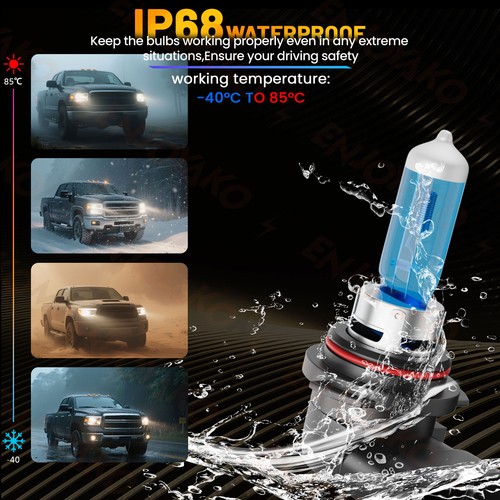 For Chevy Impala 2000-2005 Halogen Headlight Bulbs High Low Beam Kit 9005 9006 - Picture 4 of 11
