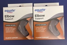 Case Of 2 Elbow Support COPPER INFUSED ELBOW SUPPORT Brand New