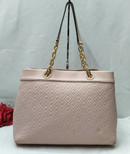 Tory Burch Pink Leather Quilted Chain Strap Shoulder Bag