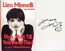 Liza Minnelli SIGNED Kids Wait Till You Hear This! - HC/DJ - Memoir