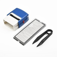 Inking Stamp DIY Custom Personalised Self Rubber Business Name Kit Address