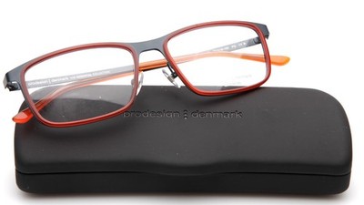 NEW PRODESIGN DENMARK TRIPLE 3 c.4522 Red EYEGLASSES 57-18-155mm B38mm