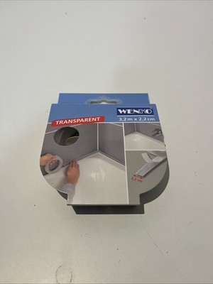 WENKO Abdichtband Transparent Knickbar Anpassbar Bad Helfer Accessoires Dusche