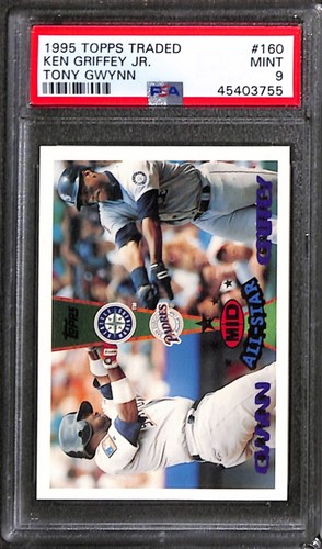1995 TOPPS TRADED #160 Ken Griffey Jr. PSA 9 Mint 45403755 