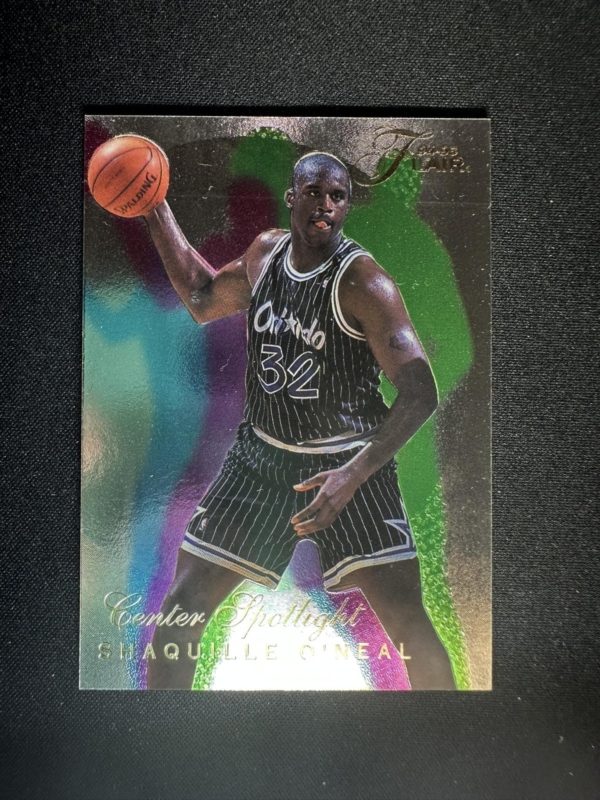 1994-95 Fleer Flair CENTER SPOTLIGHT 4 SHAQUILLE O'NEAL Orlando Magic Lakers HOF