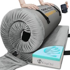 CertiPUR-US Memory Foam Camping Mattress, Portable Roll Up Travel Car Camping Ma